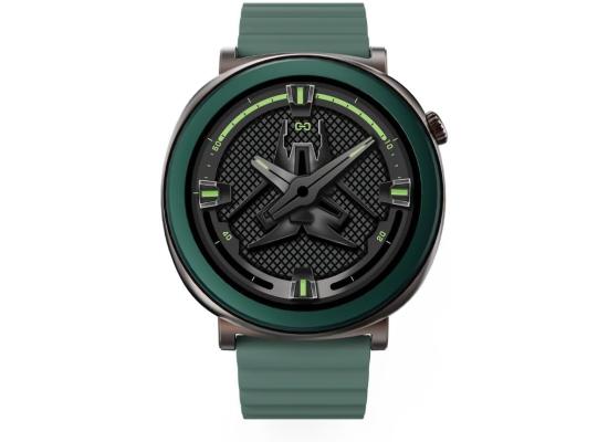 HiFuture AURORA Smartwatch with 1.43" AMOLED Display, Bluetooth Calling, Sleep & Health Fitness Tracking, Upto 10 Days Battery Life, IP68 Waterproof - Dark Green
